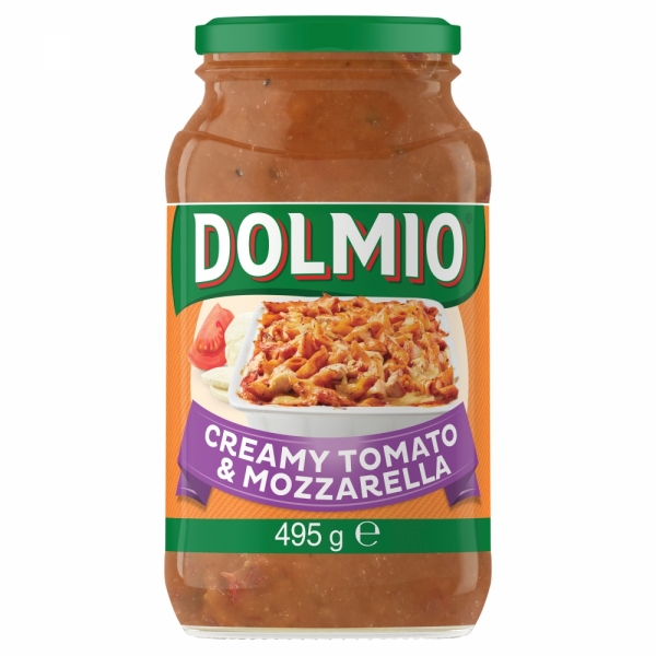 Dolmio Creamy Tomato & Mozzarella Pasta Bake Sauce 495g