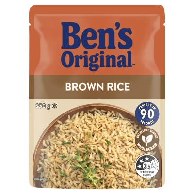 Ben's Original Microwaveable Brown Rice 250g