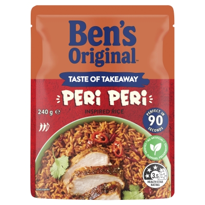 Ben's Original Taste Of Takeaway Peri Peri Rice 240g