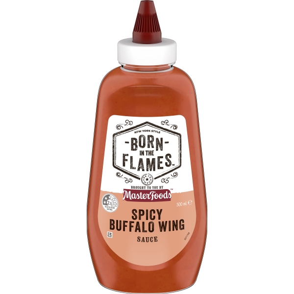 Masterfoods Born In The Flames Spicy Buffalo Wing Sauce 500ml