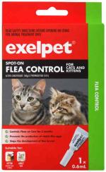 Exelpet Spot On Flea Control for Cats & Kittens 0.06ml