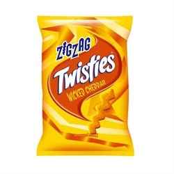 Twisties Zig Zag Wicked Cheddar 125g