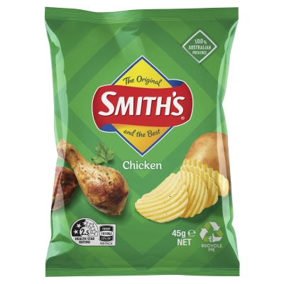 Smith's Crinkle Cut Chicken Chips 45g