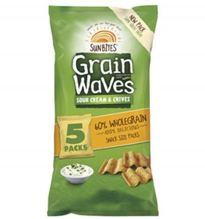 Grain Waves Sour Cream & Chives 5 Pack 110g