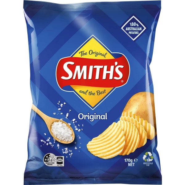 Smith's Crinkle Cut Original Chips 170g