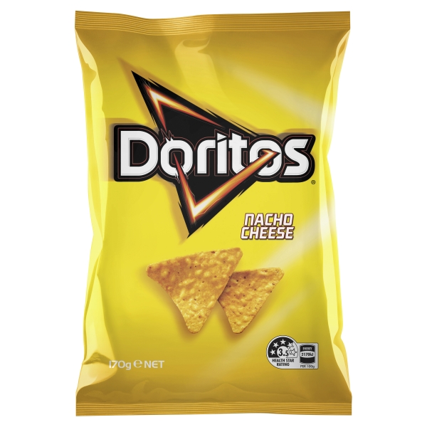 Doritos Corn Chips Nacho Cheese 170g