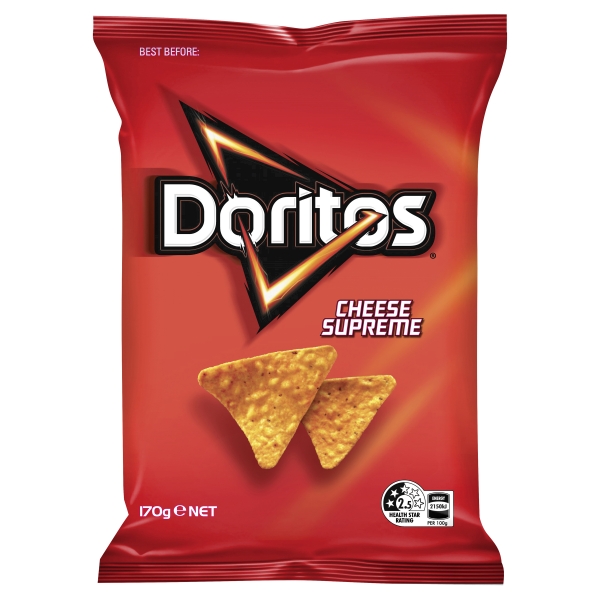 Doritos Corn Chip Cheese Supreme 170g