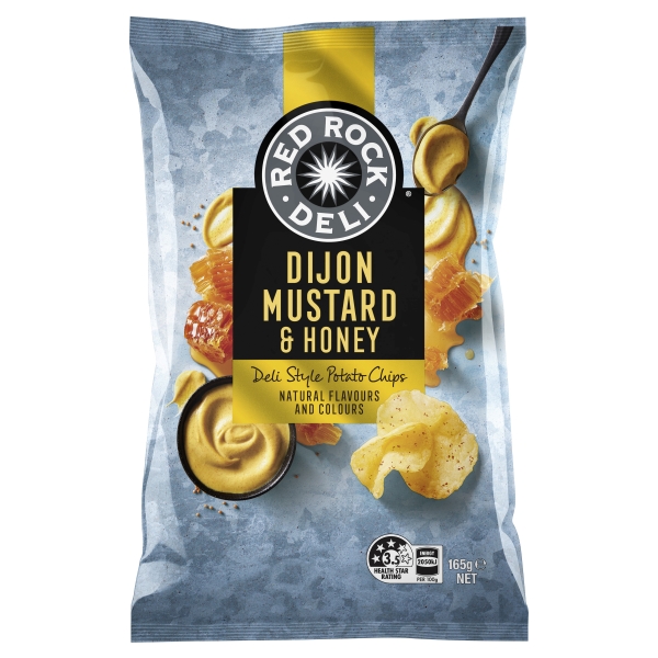 Red Rock Deli Chips Dijon Mustard & Honey 165g