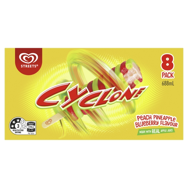 Streets Paddle Pop Cyclone 8 Pack