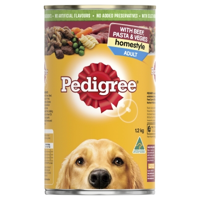 Pedigree Homestyle With Beef Pasta & Vegies 1.2kg