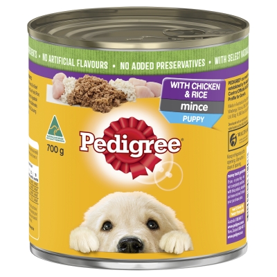 Pedigree With Chicken & Rice Mince Puppy 700g