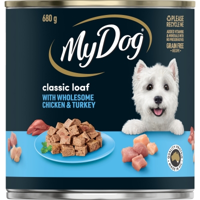 My Dog Tender Loaf Chicken & Turkey 680g