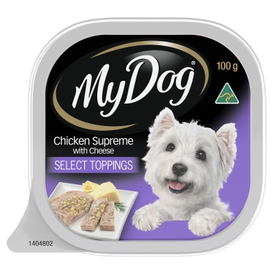 My Dog Select Menu Chicken Supreme With Cheese 100g