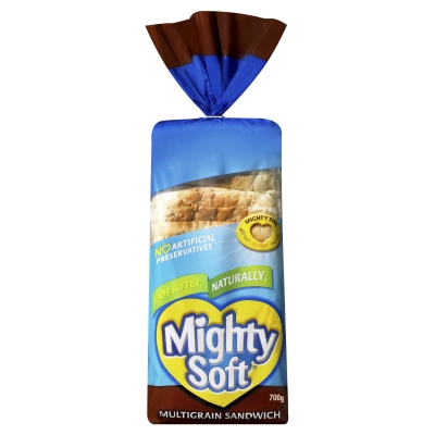 Mighty Soft Sliced Multigrain Bread 700g