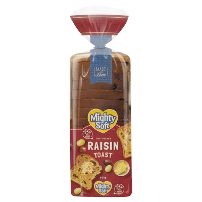 Mighty Soft Bread Raisin Toast 600g