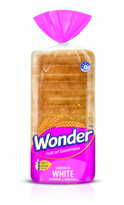 Wonder White Vitamins & Minerals White Sandwich Sliced Bread 700g