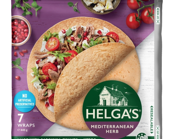 Helga's Wraps Meditteranean Herb 7 Pack 445g