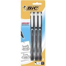 Bic Intensity Marker Fineliners Black 3 Pack