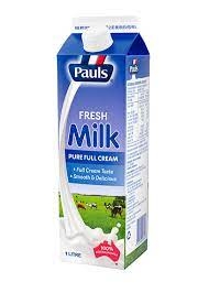 Pauls Milk Full Cream 1lt