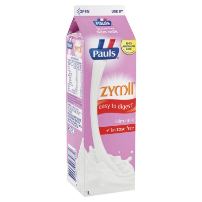 Pauls Zymil Lactose Free Skim Milk 1lt