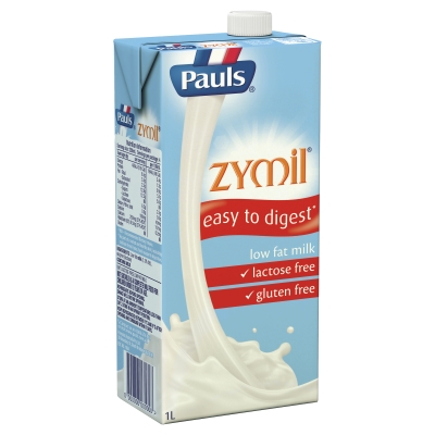 Pauls Milk Lactose Free Zymil Low Fat UHT 1lt