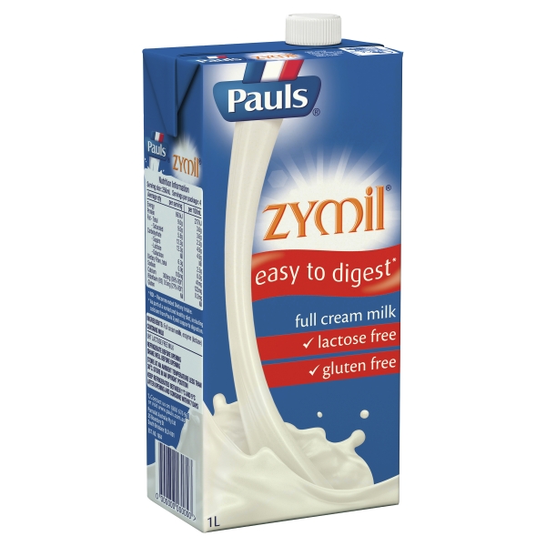 Pauls Zymil Full Cream Milk Lactose Free UHT 1lt