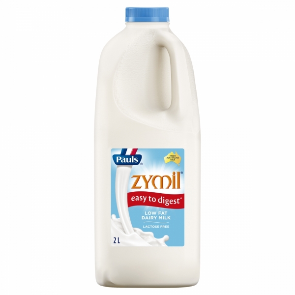 Pauls Zymil Lactose Free Low Fat Milk 2lt