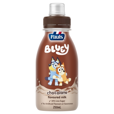 Pauls Bluey Chocolate Milk 250ml