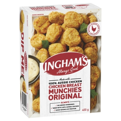 Ingham's Chicken Breast Munchies Original 400g