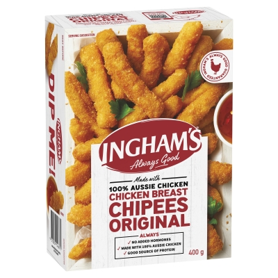 Ingham's Chicken Breast Chipees Original 400g