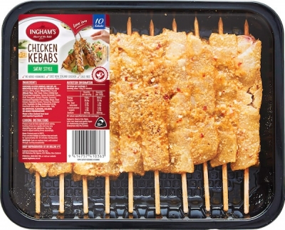 Inghams Chicken Kebabs Satay 450g