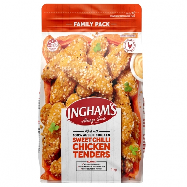 Ingham's Chicken Wing Dings Buffalo 1kg