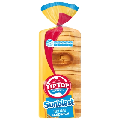 Tip Top Bread Sunblest Soft White Sandwich 650g