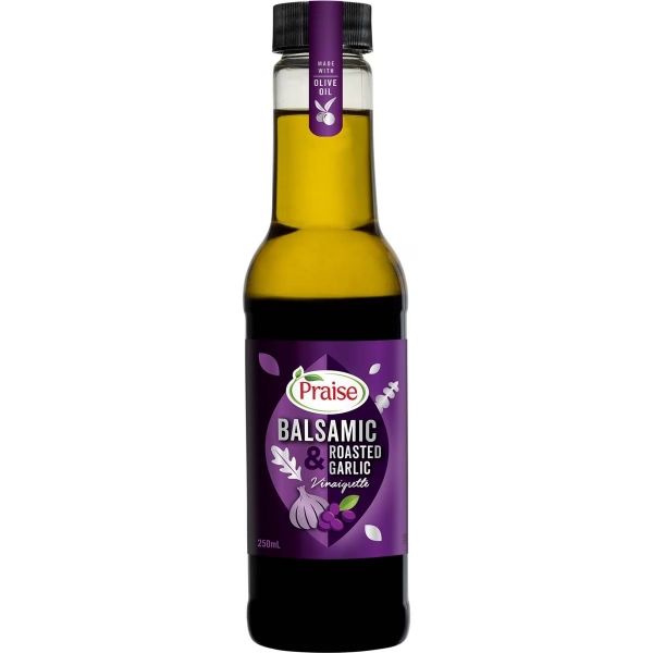 Praise Deli Style Balsamic & Roasted Garlic Dressing 250ml