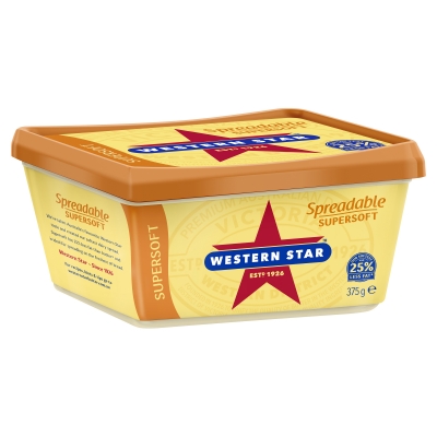 Western Star Spreadable Supersoft Tub 375g