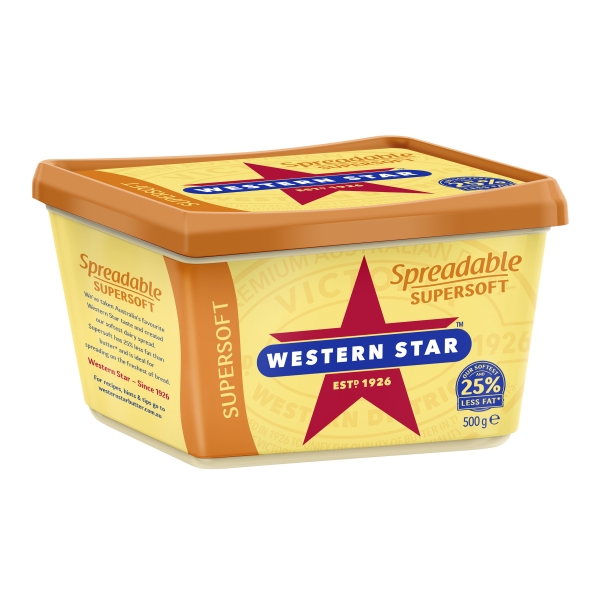 Western Star Spreadable Supersoft Tub 500g