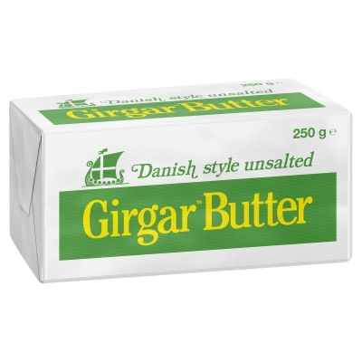 Girgar Danish Butter Unsalted 250g