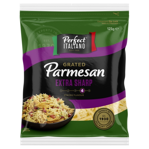 Perfect Italiano Parmesan Extra Sharp Grated 125g