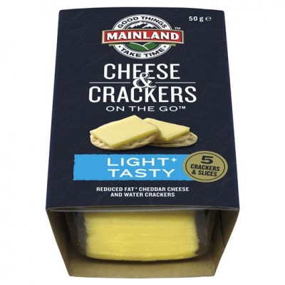 Mainland On The Go Cheese & Crackers Light Tasty 50g