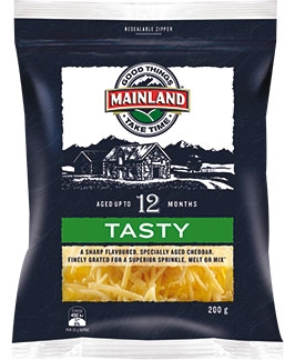 Mainland Cheese Tasty Grated 200g