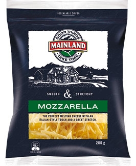 Mainland Cheese Mozzarella Grated 200g