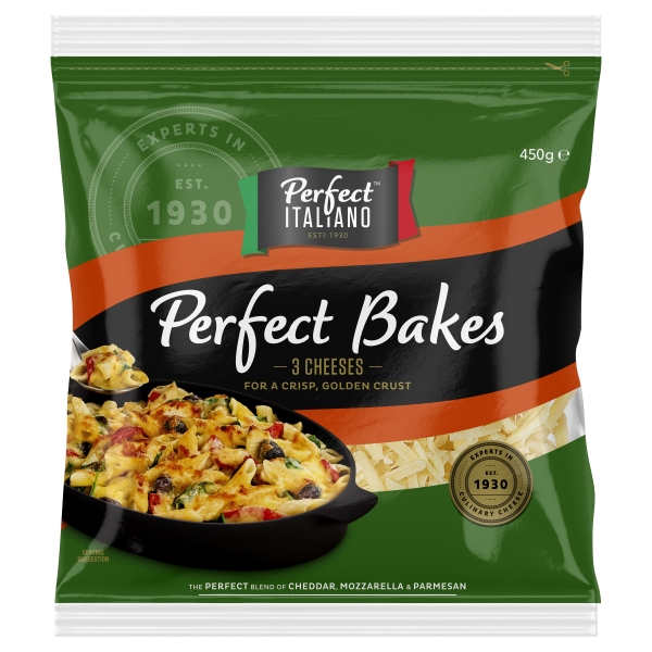 Perfect Italiano Perfect Bakes Shredded Cheese 450g