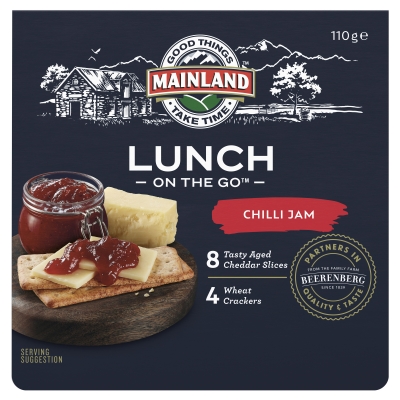 Mainland Lunch On The Go Cheese Crackers & Chilli Jam 110g