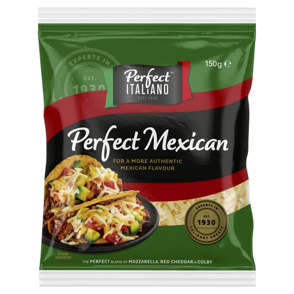 Perfect Italiano Mexican Shredded Cheese 150g