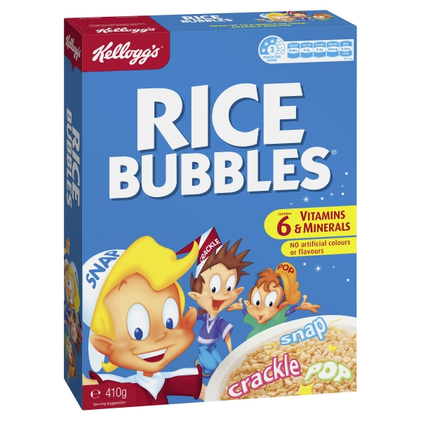 Kellogg's Rice Bubbles 410g