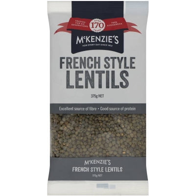 McKenzie's French Style Dry Green Lentils 375g