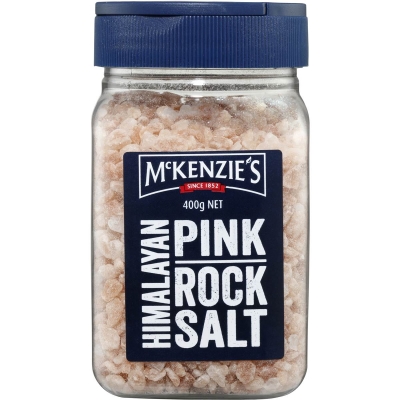 McKenzie's Rock Salt Himalayan Pink 400g