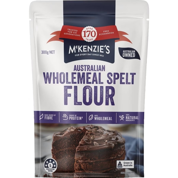 Mckenzie's Wholemeal Spelt Flour 300g