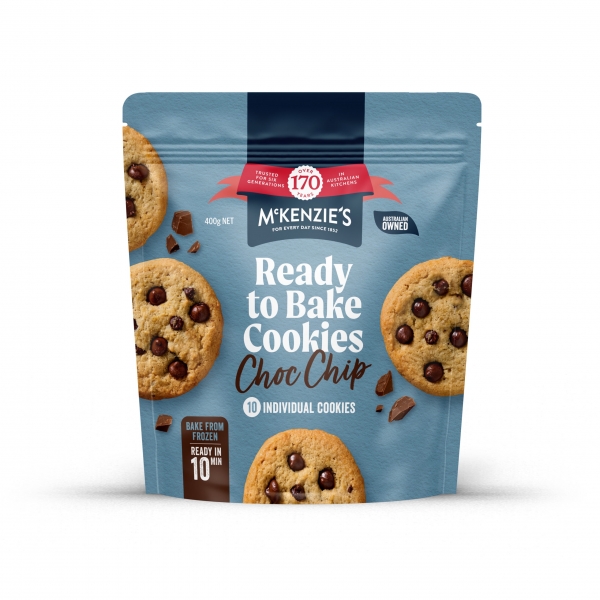 Mckenzie's Ready To Bake Cookies Choc Chip 400g