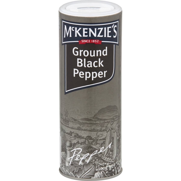 McKenzie's Pepper Black Ground 100g